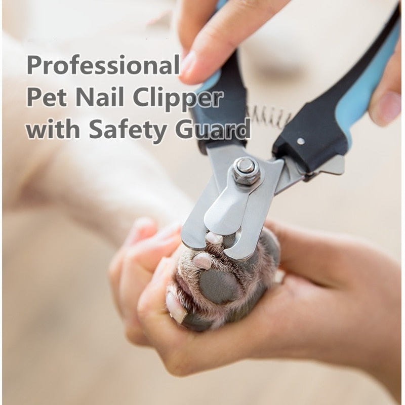 Professional Pet Nail Clipper with Safety Guard Stainless Steel Scisso OhhKitty