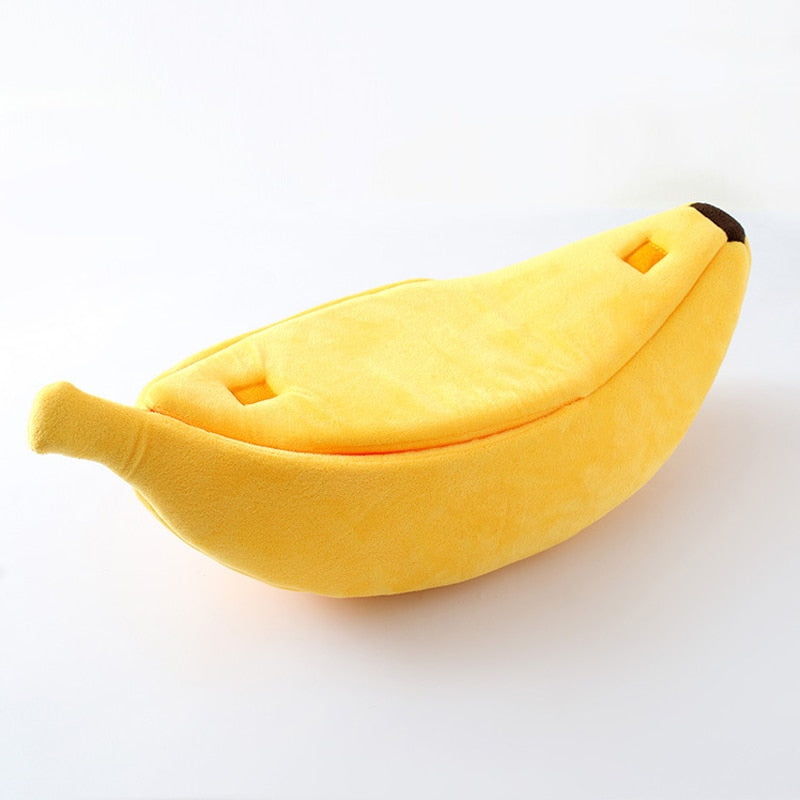 Funny Banana House Cat Bed Cute & Cozy